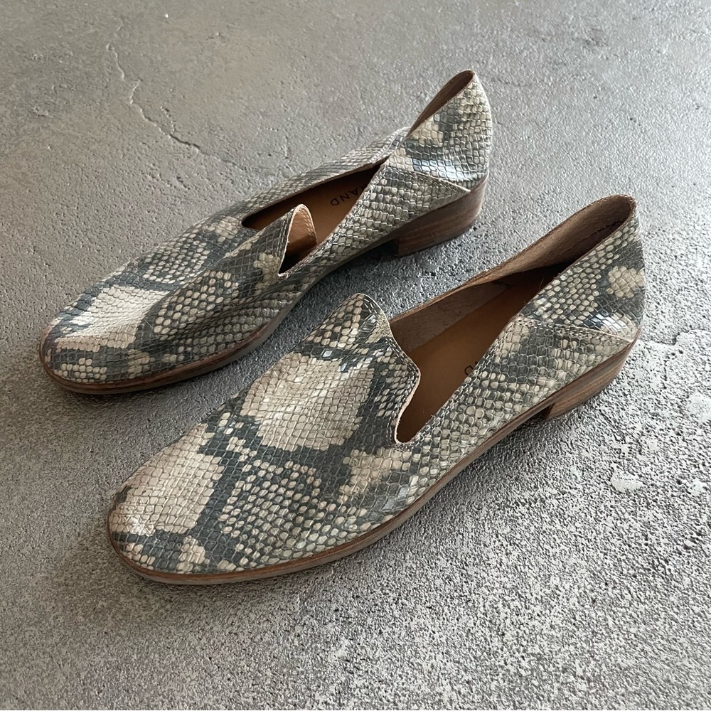 Lucky Brand Snakeskin Print Women's Flats